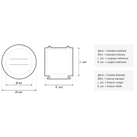 Couvercle prefiltre pompe VICTORIA PLUS SILENT glass plus 4405010702
