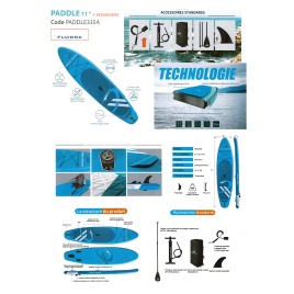 Paddle 11" + accessoires