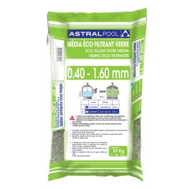 Verre ecofiltrant 0.4 - 1.6 mm 25kg