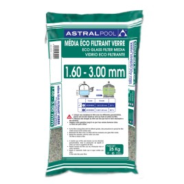 Verre ecofiltrant 1.6 - 3mm 25kg